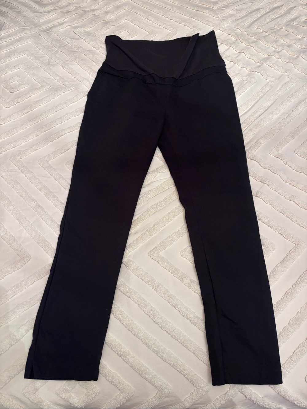 Love2Wait Black Maternity Work Trousers – Size 31